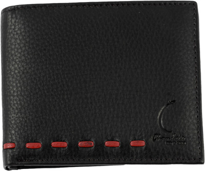 Chandair Men Casual, Formal, Trendy, Evening/Party Black Genuine Leather Wallet(6 Card Slots)