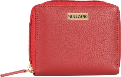 BULLZANO Women Casual, Formal Red Genuine Leather Wallet(7 Card Slots)