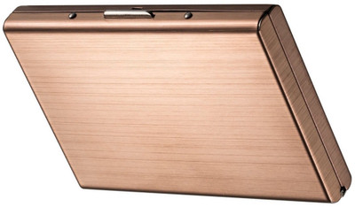 HYDEY Men & Women Formal, Casual Pink Aluminium Card Holder(6 Card Slots)