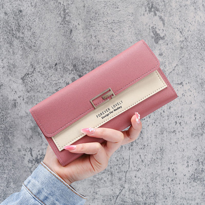 KRAPTICK Women Pink Artificial Leather Wallet(8 Card Slots)
