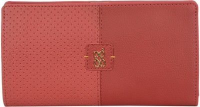 Baggit Women Casual Red Artificial Leather Wallet(10 Card Slots)