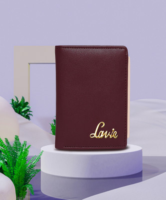 LAVIE Women Casual Maroon Artificial Leather Wallet(4 Card Slots)