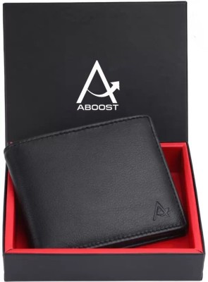 ABOOST Men Casual, Formal Brown Genuine Leather Wallet(8 Card Slots)