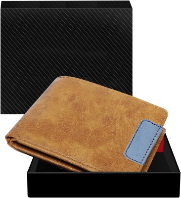 Mancart Men Casual, Evening/Party, Formal Orange Artificial Leather Wallet(3 Card Slots)