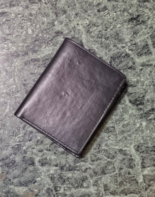 METRONAUT Men Formal Black Artificial Leather Wallet(9 Card Slots)
