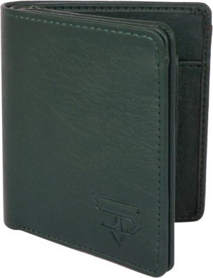 JND Men Trendy, Formal Green Artificial Leather Wallet(8 Card Slots)