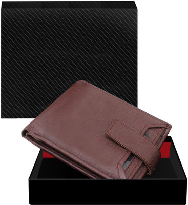 JPEnterprises Men Casual, Evening/Party, Formal Maroon Artificial Leather Wallet(7 Card Slots)