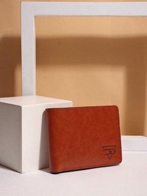 JND Men Casual Tan Artificial Leather Wallet(12 Card Slots)