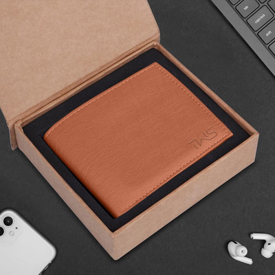 thewalletstore Men Casual Tan Artificial Leather Wallet(6 Card Slots)