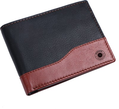 Ecolook Men Casual, Formal Tan Genuine Leather Wallet(5 Card Slots)