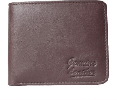 GENUINE LEATHER Men Brown Genuine Leather Wallet(5 Card Slots)