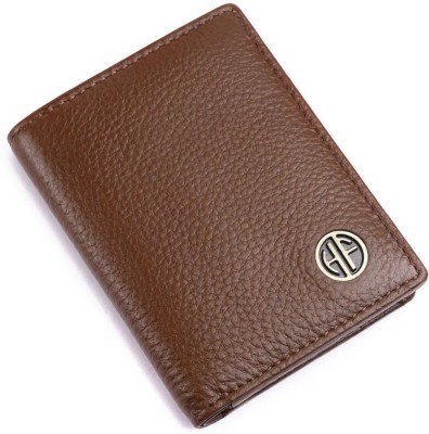 Hammonds Flycatcher Men & Women Formal Brown Genuine Leather Card Holder(6 Card Slots)