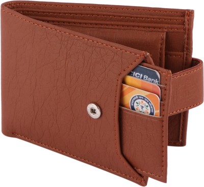 TIMENG Men Casual, Evening/Party, Travel Tan Artificial Leather Wallet(6 Card Slots)
