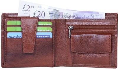 HIDE & SLEEK Men Trendy Maroon Genuine Leather Wallet(7 Card Slots)