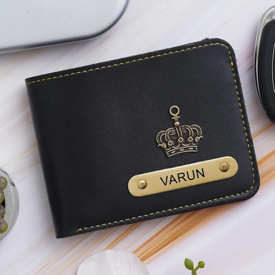 Walletadda Men Casual Black Genuine Leather Wallet(3 Card Slots)