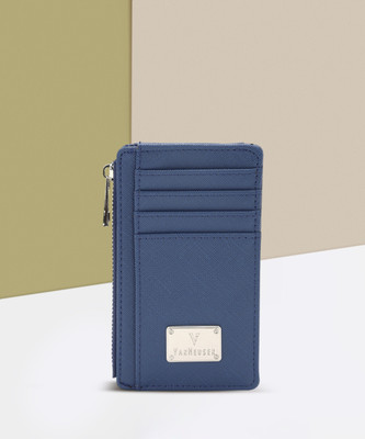 VAN HEUSEN Women Casual Blue Genuine Leather Wallet(6 Card Slots)