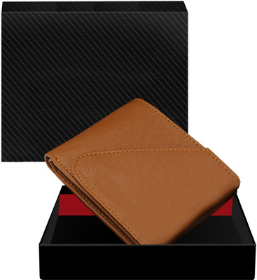 JPEnterprises Men Casual, Evening/Party, Formal Tan Artificial Leather Wallet(5 Card Slots)