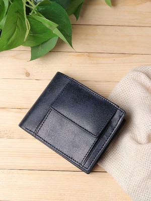 Shiv Men Casual, Evening/Party, Formal, Travel, Trendy Blue Artificial Leather Wallet(5 Card Slots)