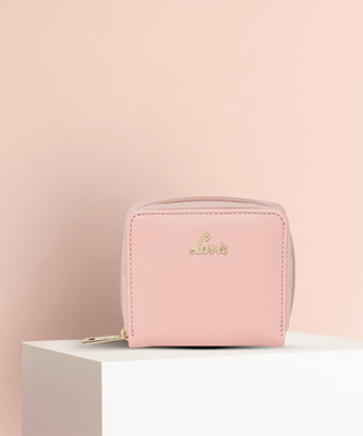 LAVIE Women Casual Pink Artificial Leather Wallet(5 Card Slots)