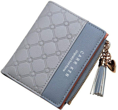 SYGA Women Casual Grey Artificial Leather Wallet(5 Card Slots)