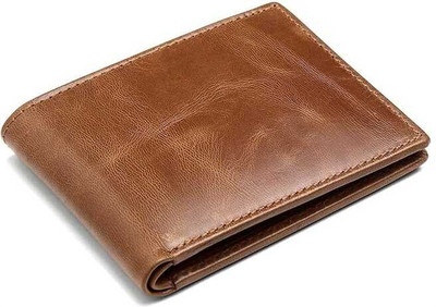 KALSIYANFARM Men Casual Brown Artificial Leather Wallet(5 Card Slots)