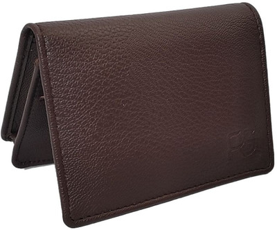 Raze Gaze Men Brown Artificial Leather Card Holder(8 Card Slots)