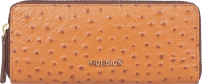 HIDESIGN Women Casual Tan Genuine Leather Wallet(2 Card Slots)