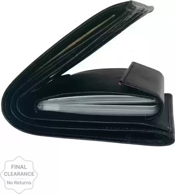 JND Men Casual Black Artificial Leather Wallet(5 Card Slots)