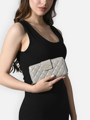 Lavie Luxe Women Casual Beige Artificial Leather Wallet(11 Card Slots)