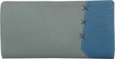 Baggit Women Casual Blue Artificial Leather Wallet(12 Card Slots)