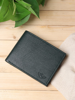 METRONAUT Men Green Artificial Leather Wallet(5 Card Slots)