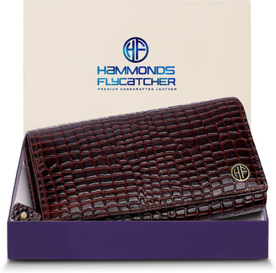 Hammonds Flycatcher Women Formal, Casual, Evening/Party Brown Genuine Leather Wallet(9 Card Slots)