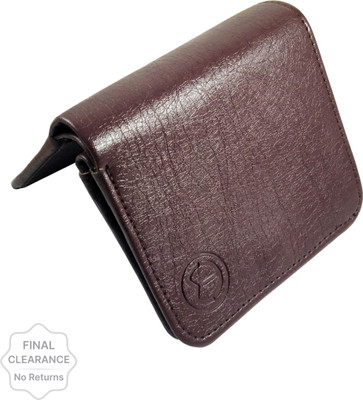 TnW Men Formal Brown Artificial Leather Wallet(4 Card Slots)