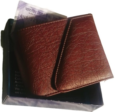 Zolphin Men Casual Brown Artificial Leather Wallet(3 Card Slots)
