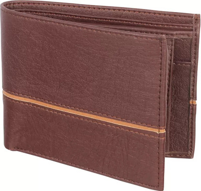 SAMTROH Men Black Artificial Leather Wallet(5 Card Slots)