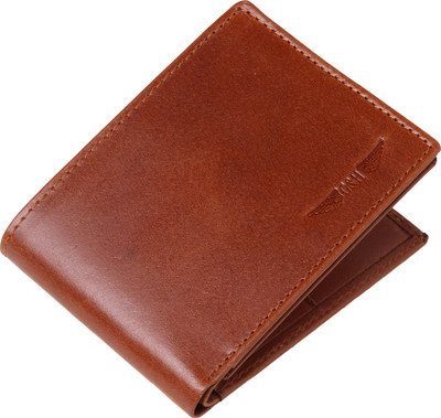 GH Men Formal, Evening/Party Tan Genuine Leather Wallet(9 Card Slots)