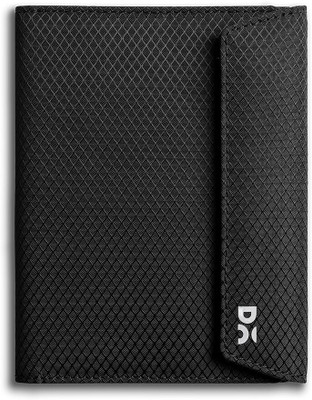 DailyObjects Men & Women Travel Black Artificial Leather Document Holder(10 Card Slots)