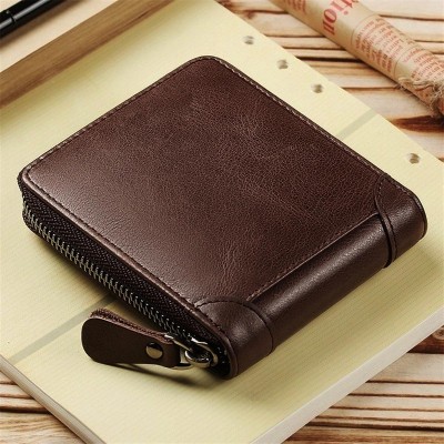 FASHLOOK Men Brown Artificial Leather Wallet(5 Card Slots)