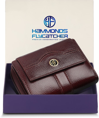 Hammonds Flycatcher Women Formal, Casual, Evening/Party Brown Genuine Leather Wallet(17 Card Slots)