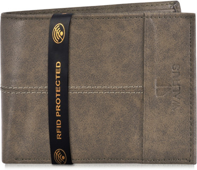 Walrus Men Brown Artificial Leather Wallet(5 Card Slots)