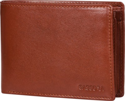 Sassora Men Casual, Travel Brown Genuine Leather Wallet(7 Card Slots)