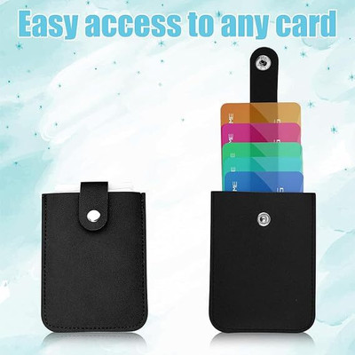MARMORIS ECOM Men & Women Trendy Multicolor Artificial Leather Card Holder(4 Card Slots)