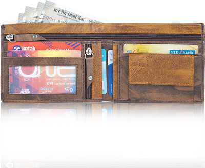 gustave Men Brown Artificial Leather Wallet(6 Card Slots)