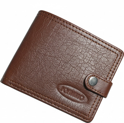 kymmo Men Casual, Trendy, Ethnic, Evening/Party, Formal, Travel Brown Artificial Leather Card Holder(3 Card Slots)