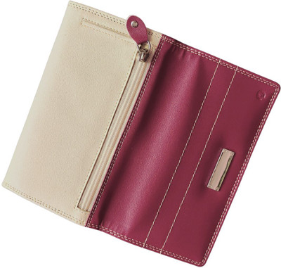 Bracevor Women Trendy Red Artificial Leather Card Holder(13 Card Slots)