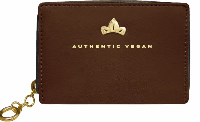 VEGAN RFID PU Leather Card Holder for Women Elegant and Versatile Card Organizer, 9 Card Holder(Set of 1, Brown)