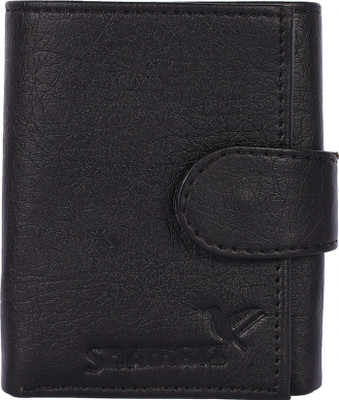 SHAMRIZ Boys Casual Black Artificial Leather Wallet(7 Card Slots)