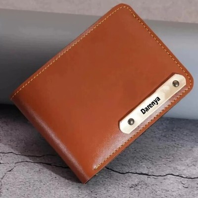 SY Gifts Men Tan Artificial Leather Wallet(3 Card Slots)