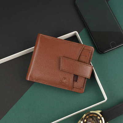 MOCHI Men Tan Artificial Leather Wallet(7 Card Slots)