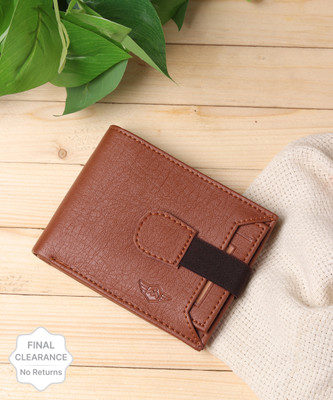 METRONAUT Men Tan Artificial Leather Wallet(8 Card Slots)